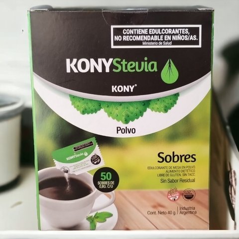 KONY STEVIA EN SOBRES CAJA x 100u.