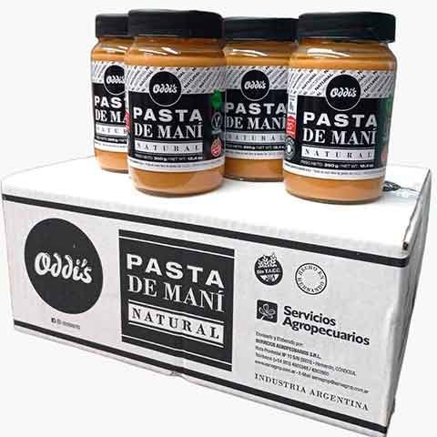 PASTA DE MANI oddis (vidrio) x 350 gr